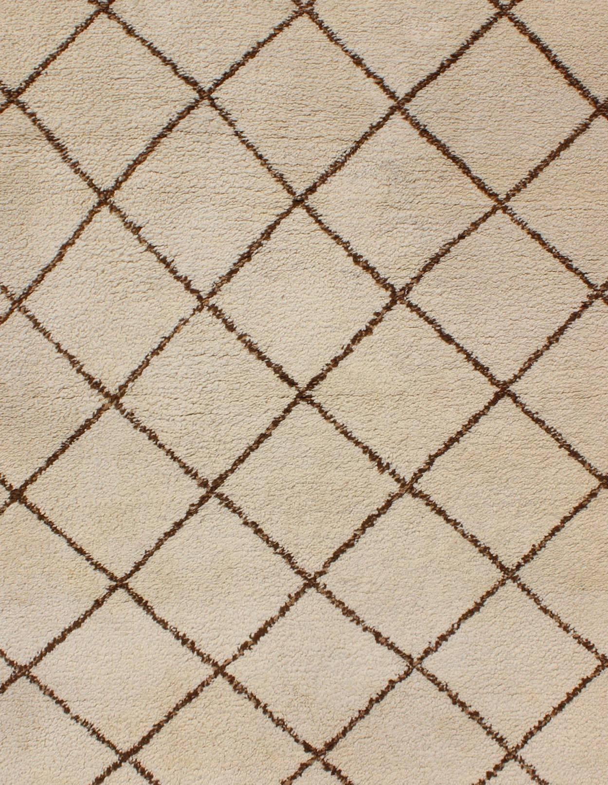 brown moroccan rug