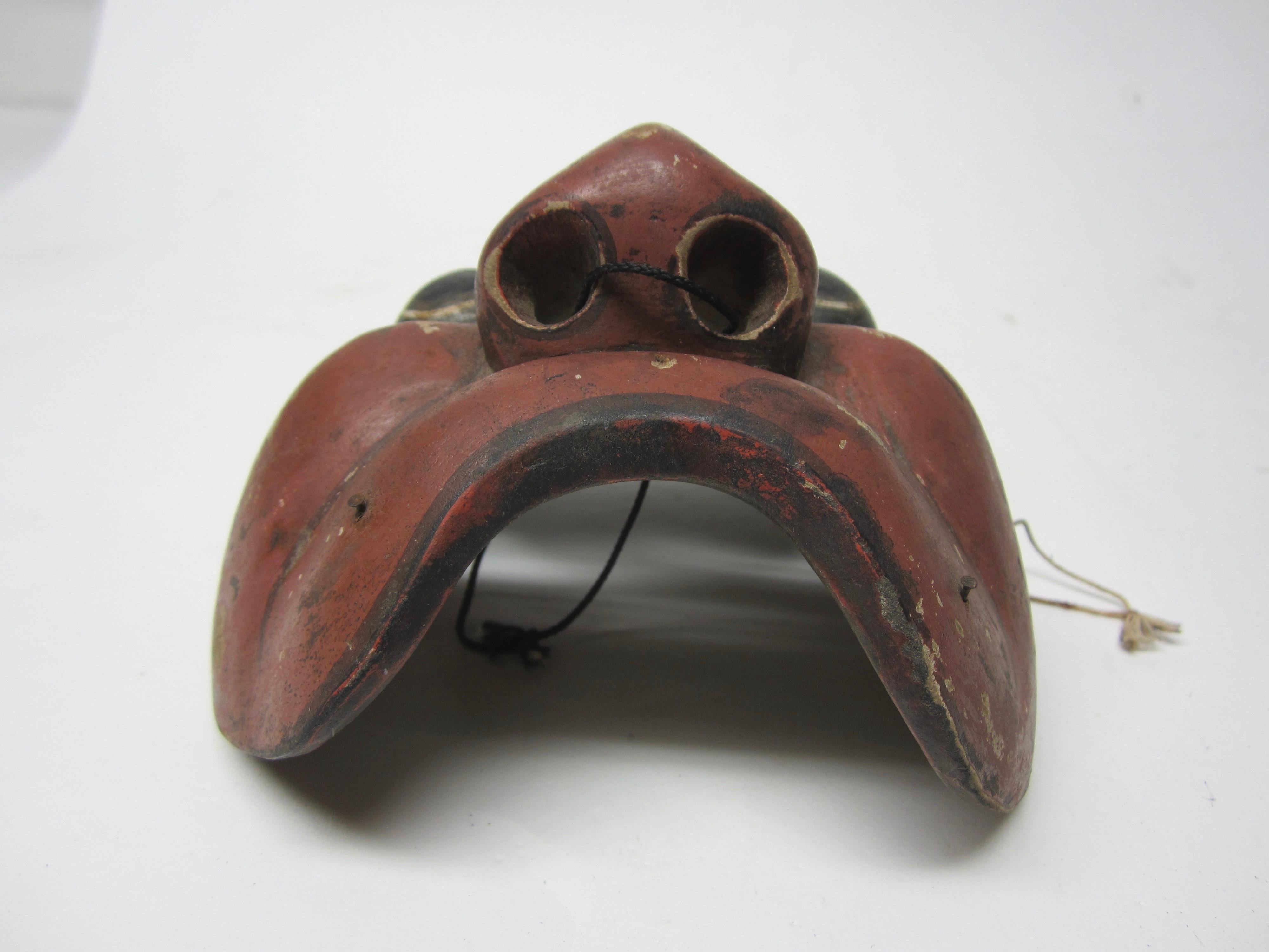 Laque Masque en bois tribal