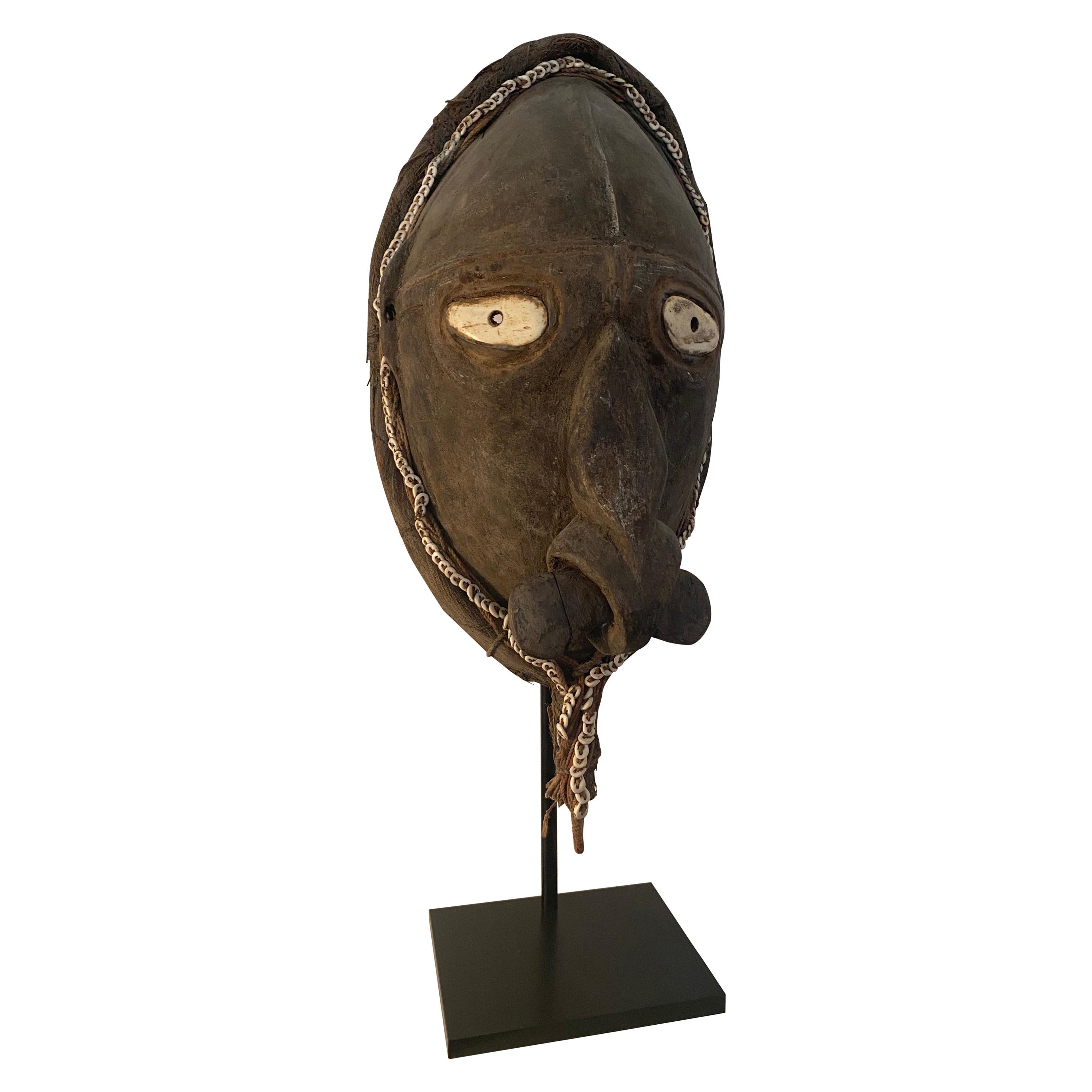 Tribal Wooden Mask from Papua New Guinea
