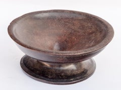 Tribal Wooden Table Mortar Bowl from the Batak of Sumatra, Mid-20th Century