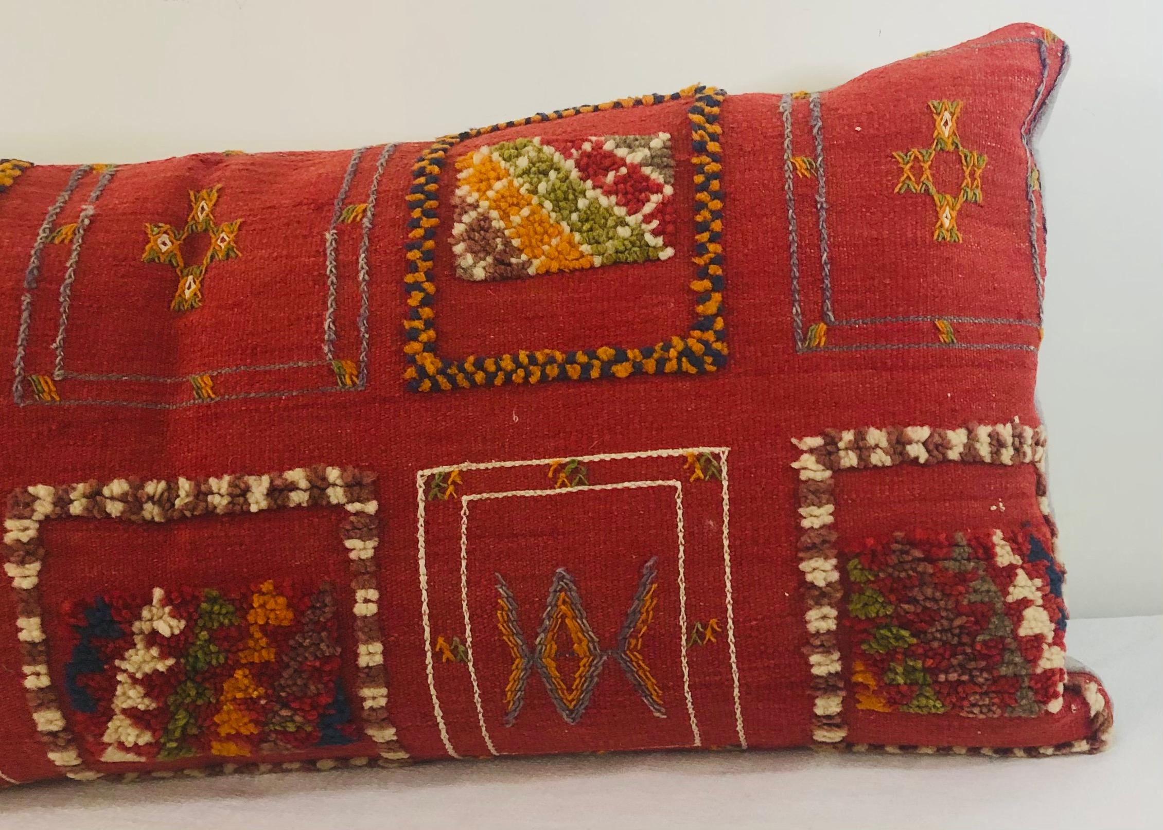 Moroccan Tribal Wool Vintage Kilim Cushion