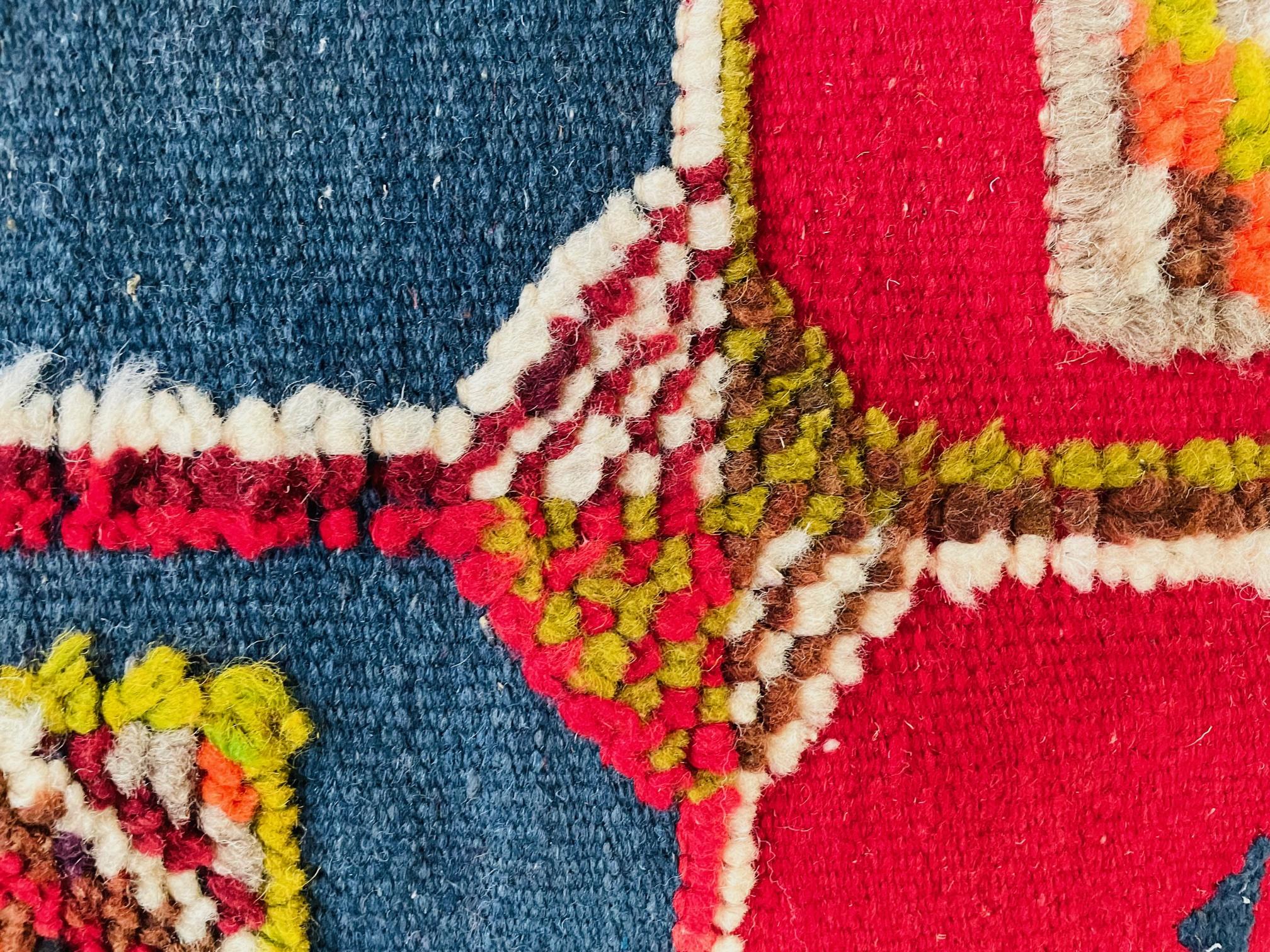 Coussin ou oreiller Kilim vintage en laine tribale, une paire en vente 1