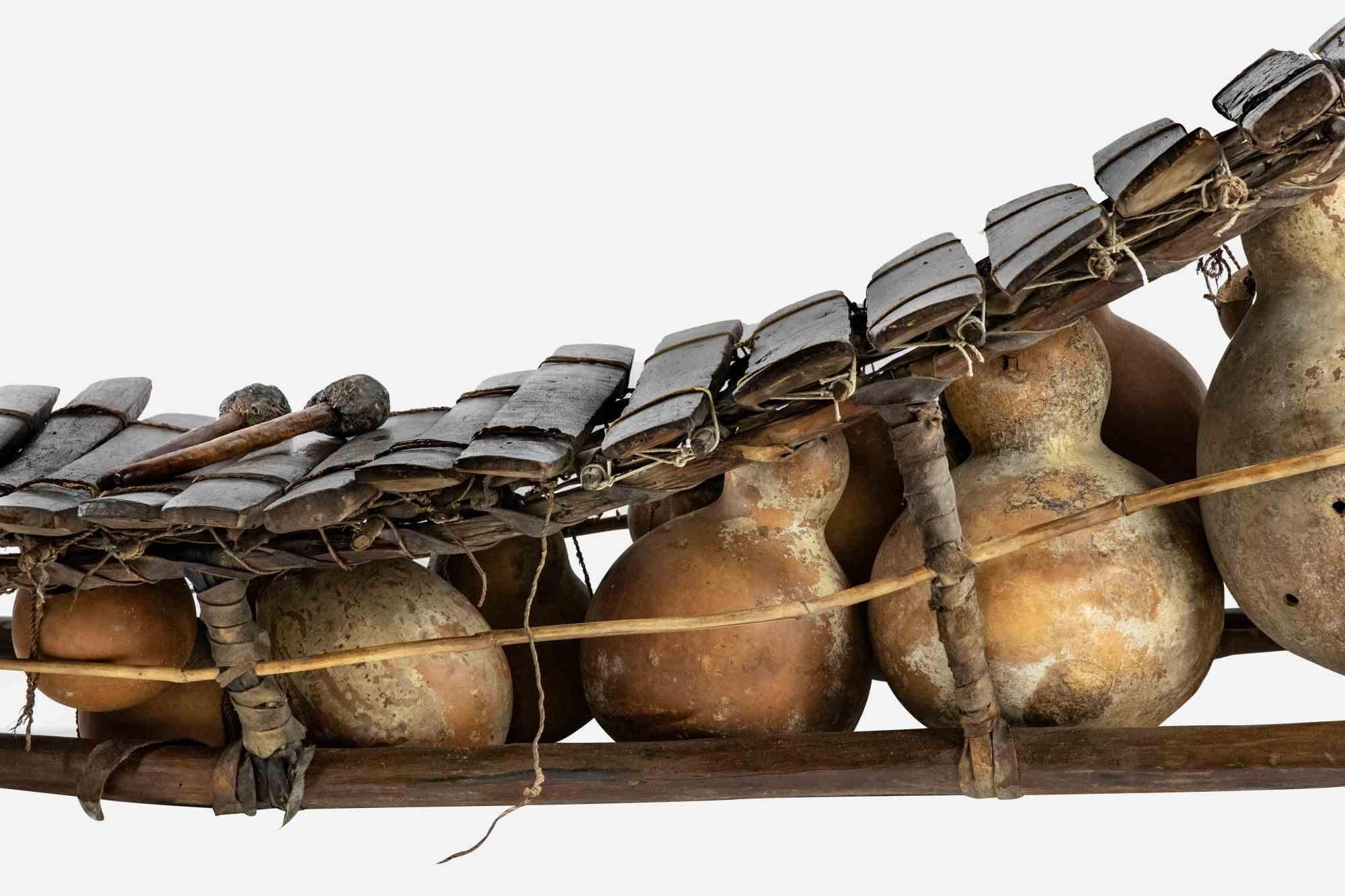 Stammeskunst-Xylophone, Afrika, frühes 20. Jahrhundert (Afrikanisch) im Angebot