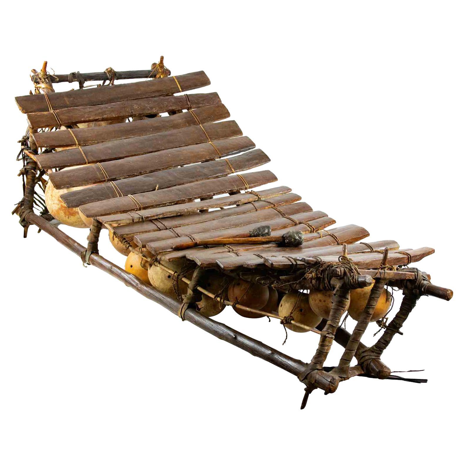 Stammeskunst-Xylophone, Afrika, frühes 20. Jahrhundert