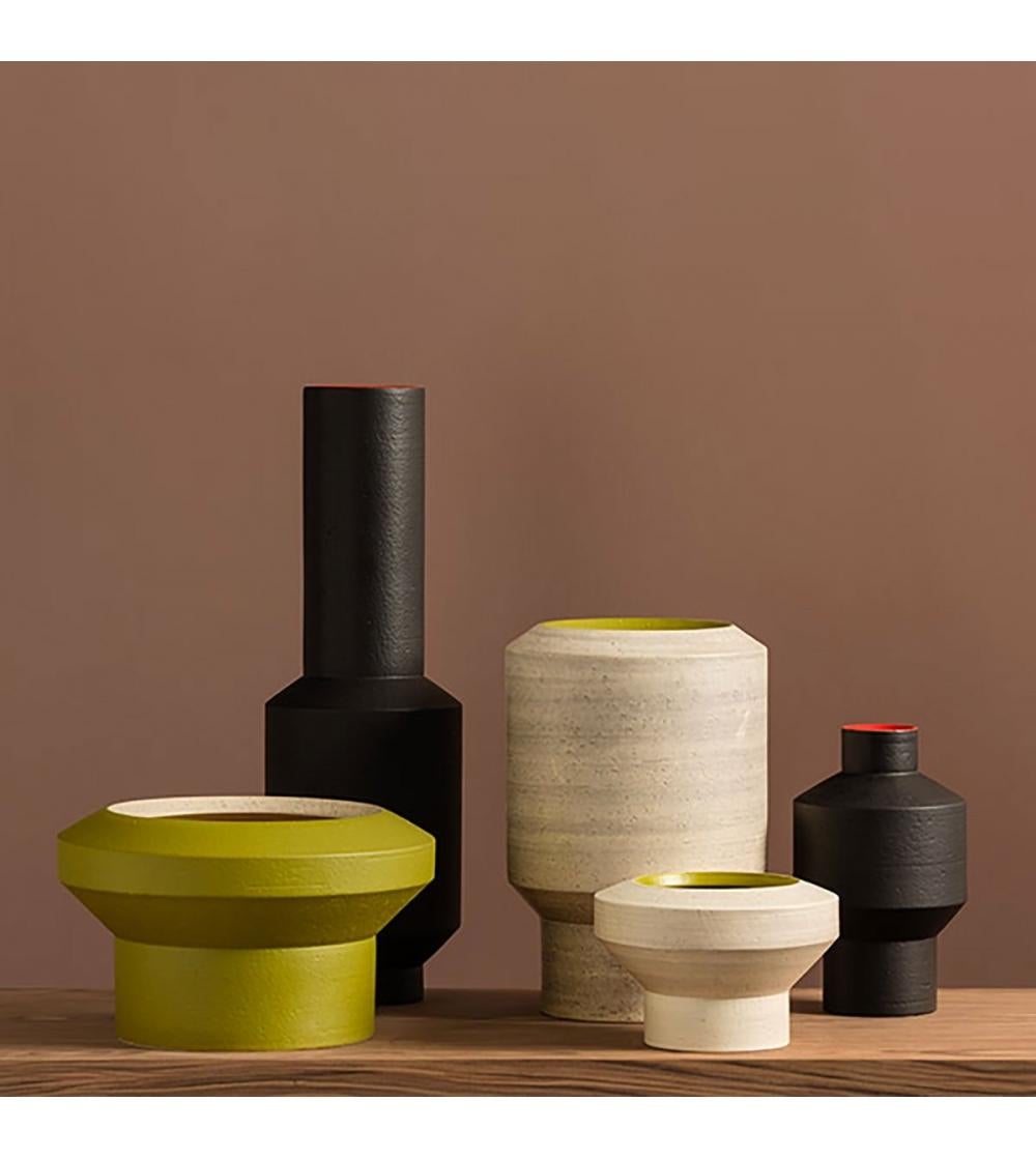 Vaso in ceramica Tribe d16 di Arik Levy per Bitossi Ceramiche in vendita 1