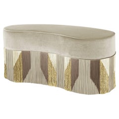 Tribe Beige Bean Bench by Lorenza Bozzoli