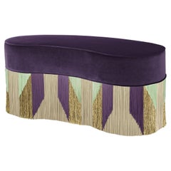 Tribe Purple Bean Bench by Lorenza Bozzoli