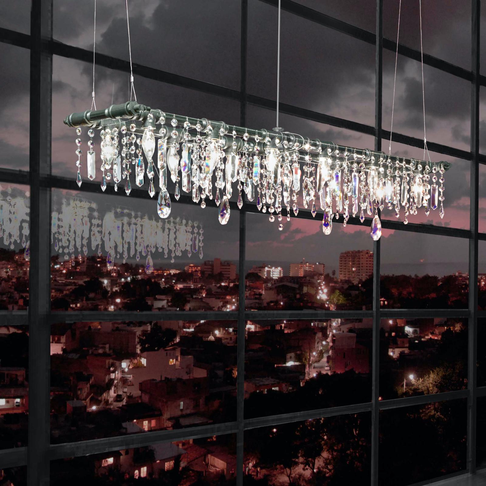 Lustre Banqueting Tribeca, 12 ampoules, de Michael McHale en vente 4