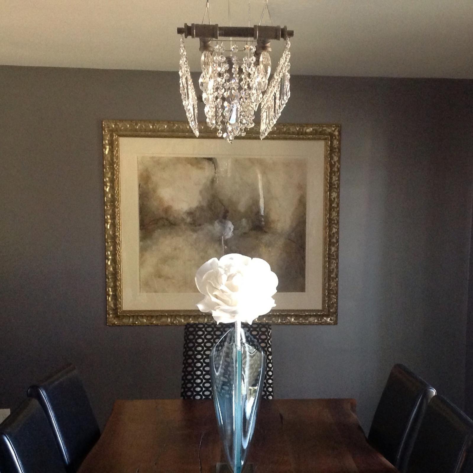Steel Tribeca Banqueting Chandelier, 12 Bulb, by Michael McHale For Sale