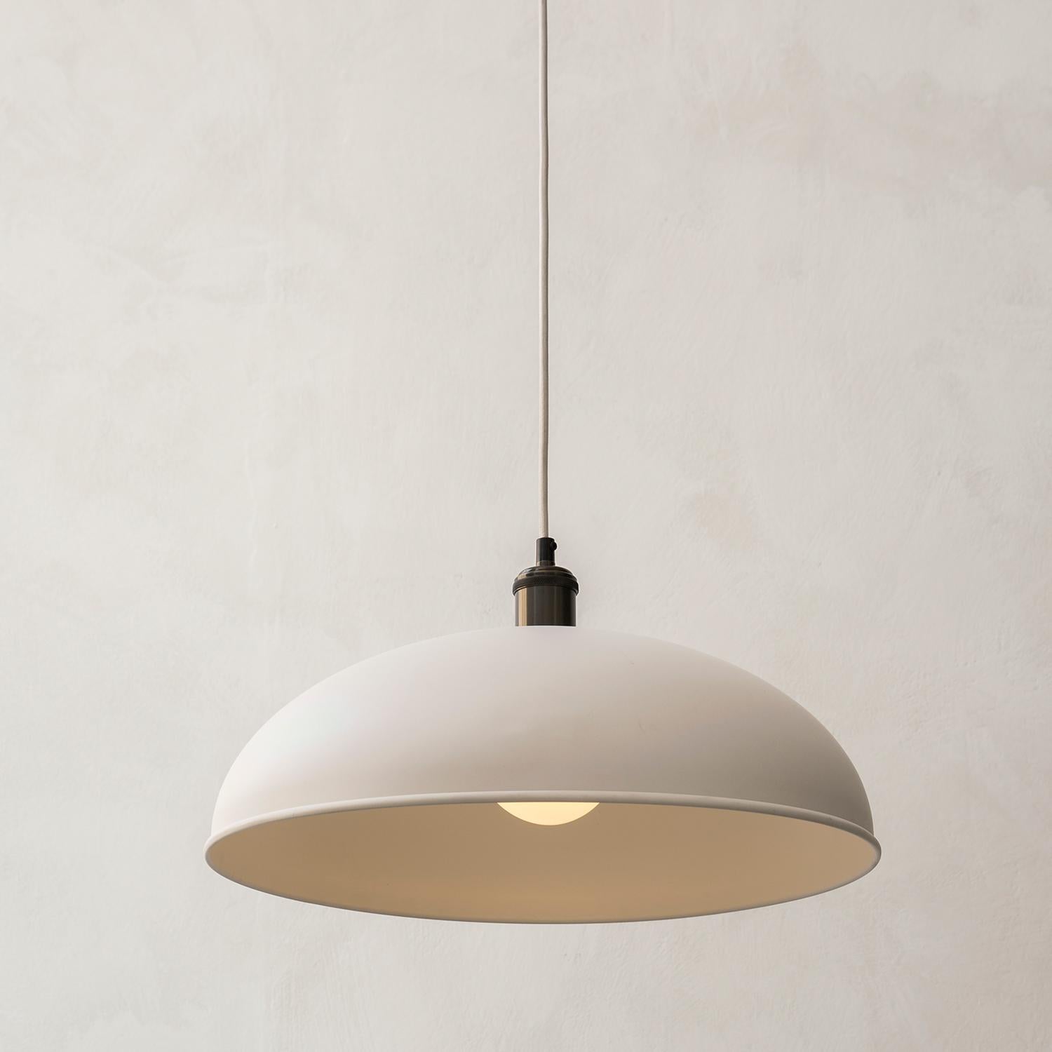 The Hubert Series was conceived by New York City-based design firm Søren Rose Studio. The functional frame, simple lines, and warming brass interior create a light that is at once unobtrusive and beautiful.

An off-shoot of the beloved Tribeca