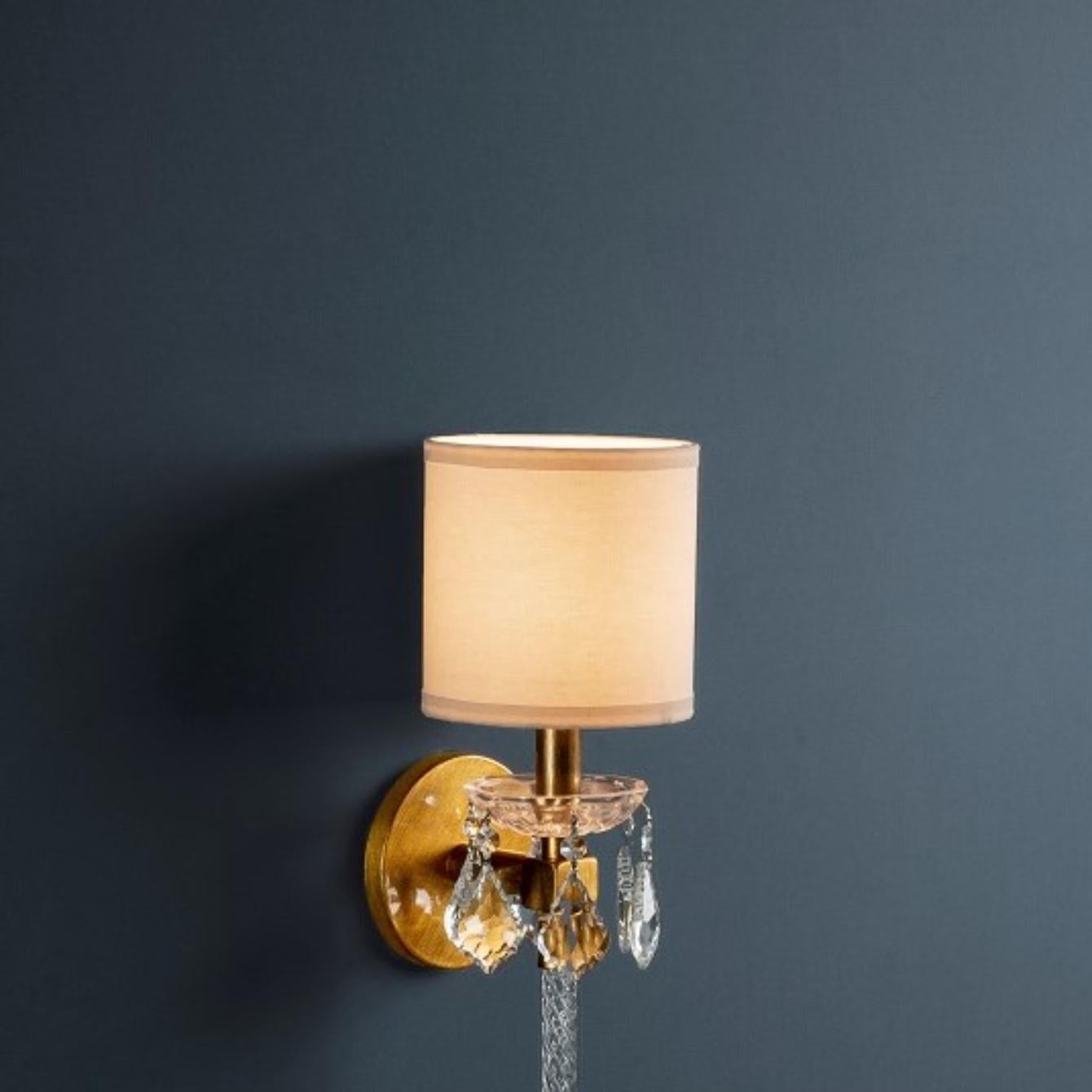 Post-Modern Glass Wall Light by Aver For Sale