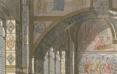 Tribunal di Balia Interior with Gothic Vaulting and Frescoed Wall Frieze - 1845