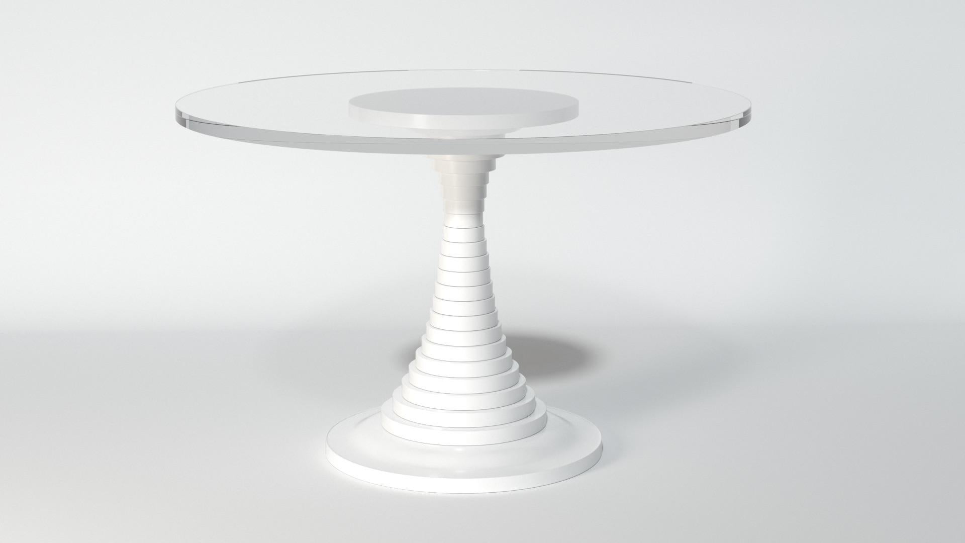 Tribute Dining Table to Carlo De Carli by A. Guerriero and Studio Superego For Sale 1