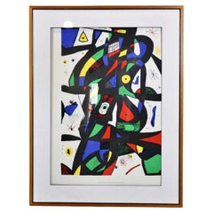 'Tribute To J. Miro' Italian Print