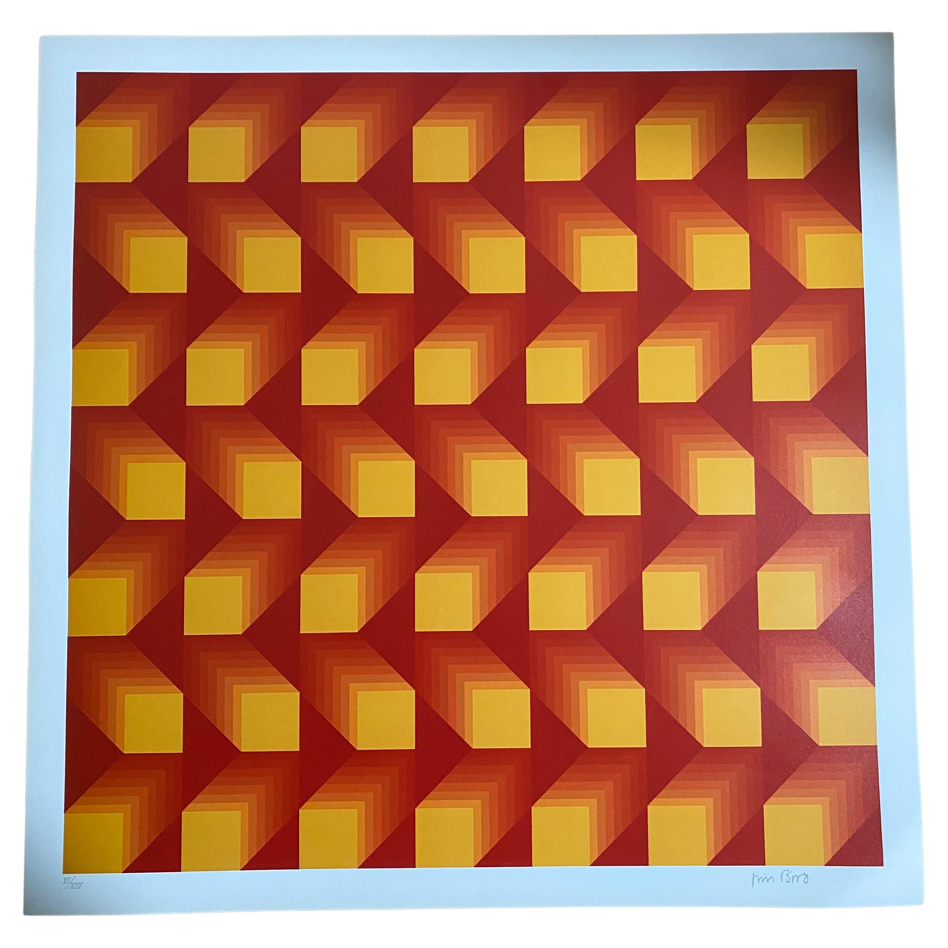 Tribute to Vasarely by Jim Bird For Sale