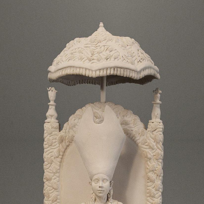 Pope Agnes II - Sculpture by Tricia Cline