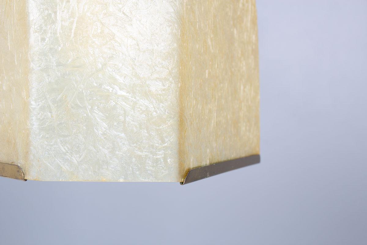 Lampada a sospensione Tricia di Salvatore Gregorietti edizione Lamperti Italia 1960 In condizioni buone in vendita a JASSANS-RIOTTIER, FR