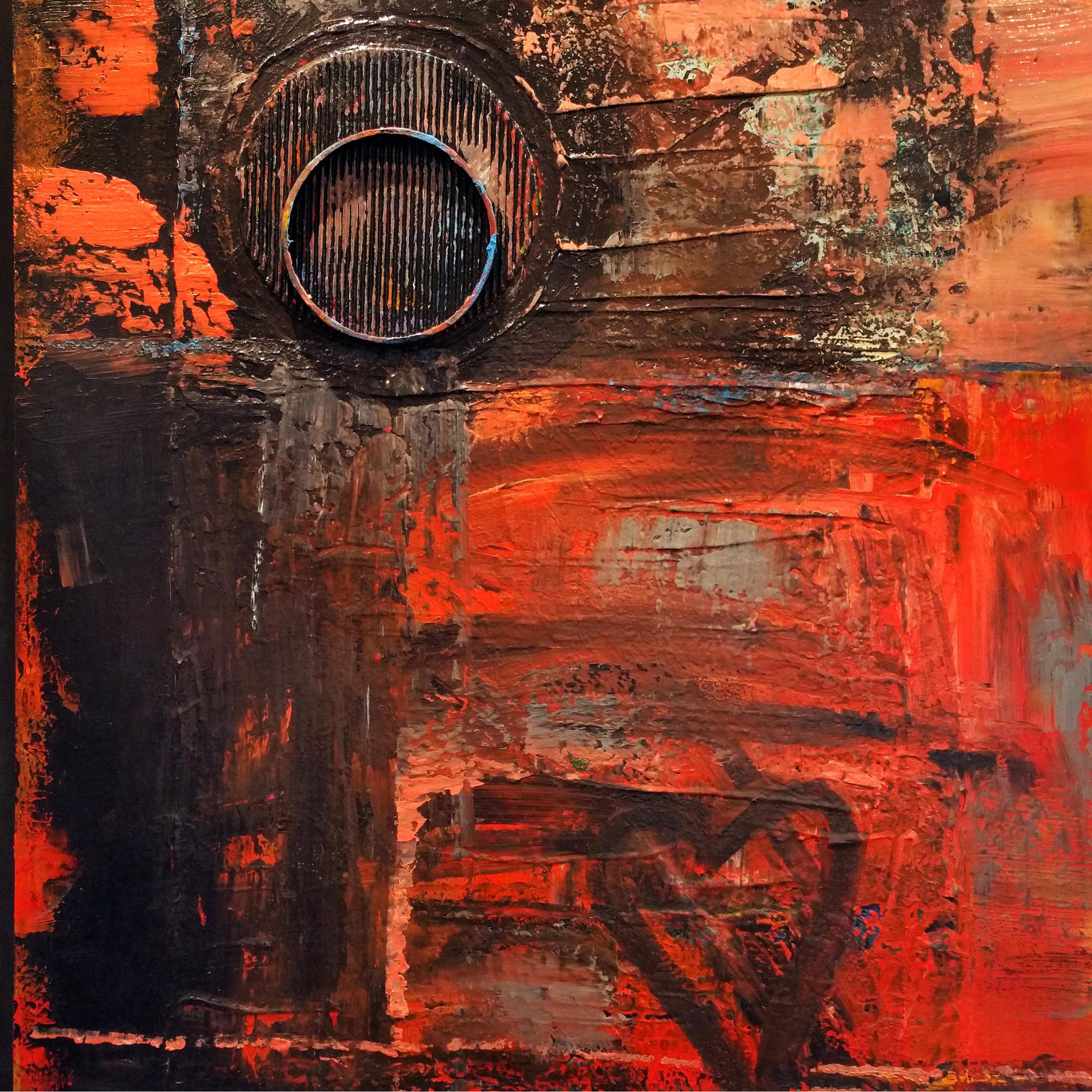 Cameron's Heart - Abstract Mixed Media Art by Tricia Skoglund