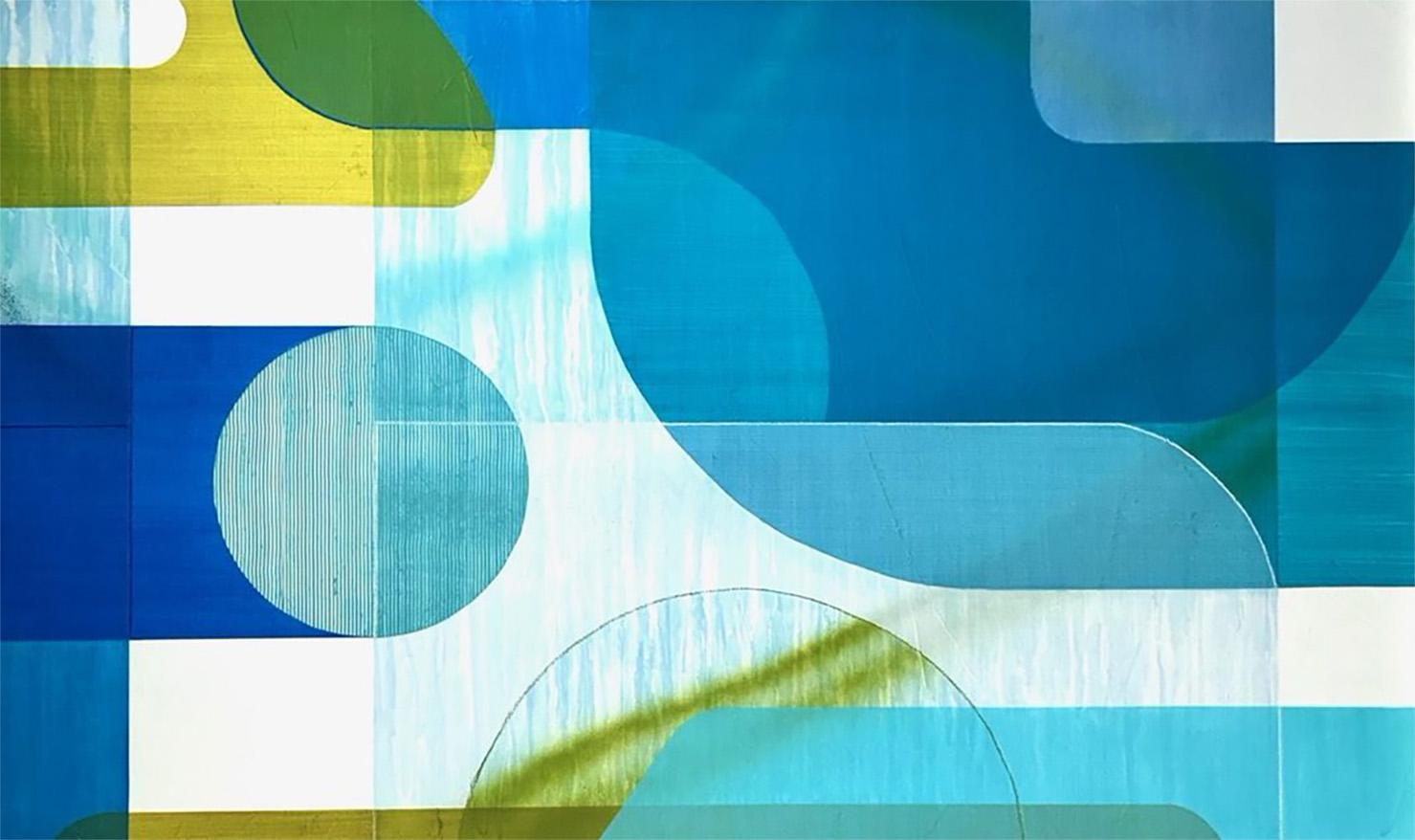 Abstract Painting Tricia Strickfaden  - Près du ciel sauvage