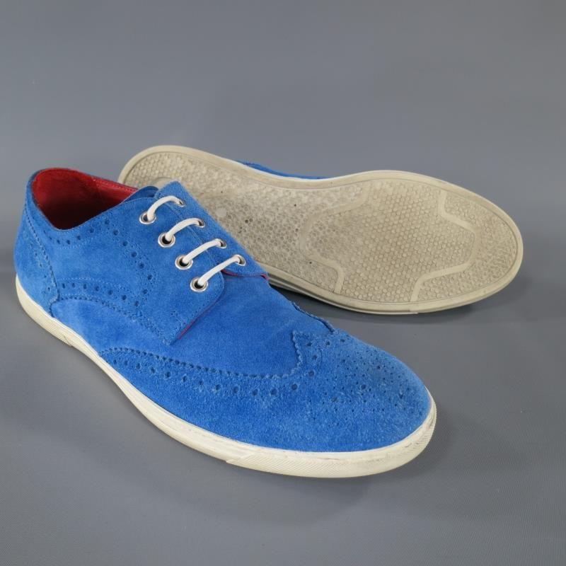 blue suede wingtips