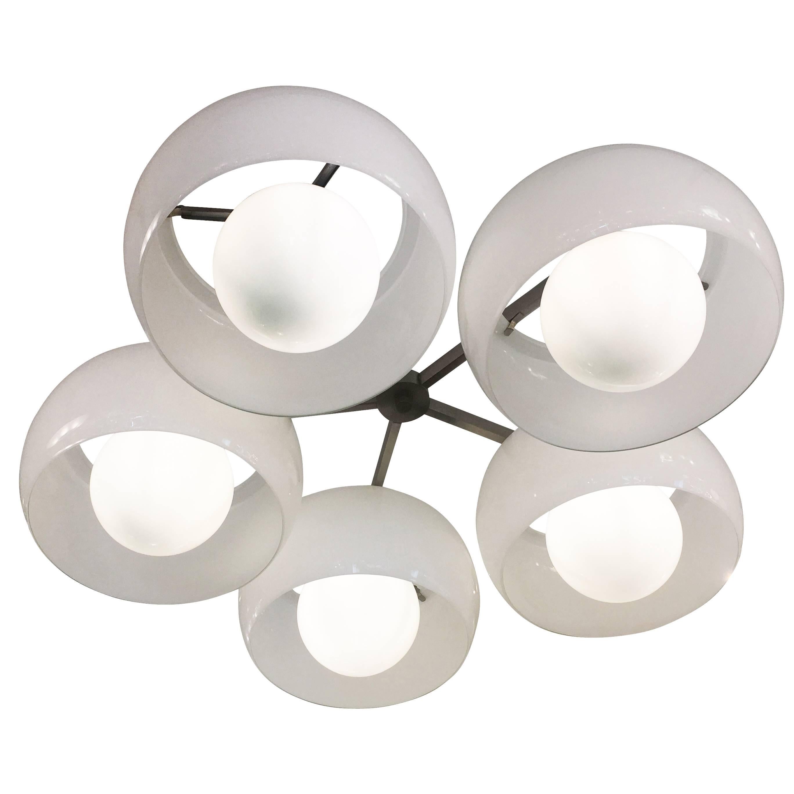 Mid-Century Modern Triclinio Ceiling Light by Magistretti for Artemide