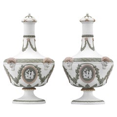 Dreifarbige Barberflaschen aus Jaspisholz von Wedgwood