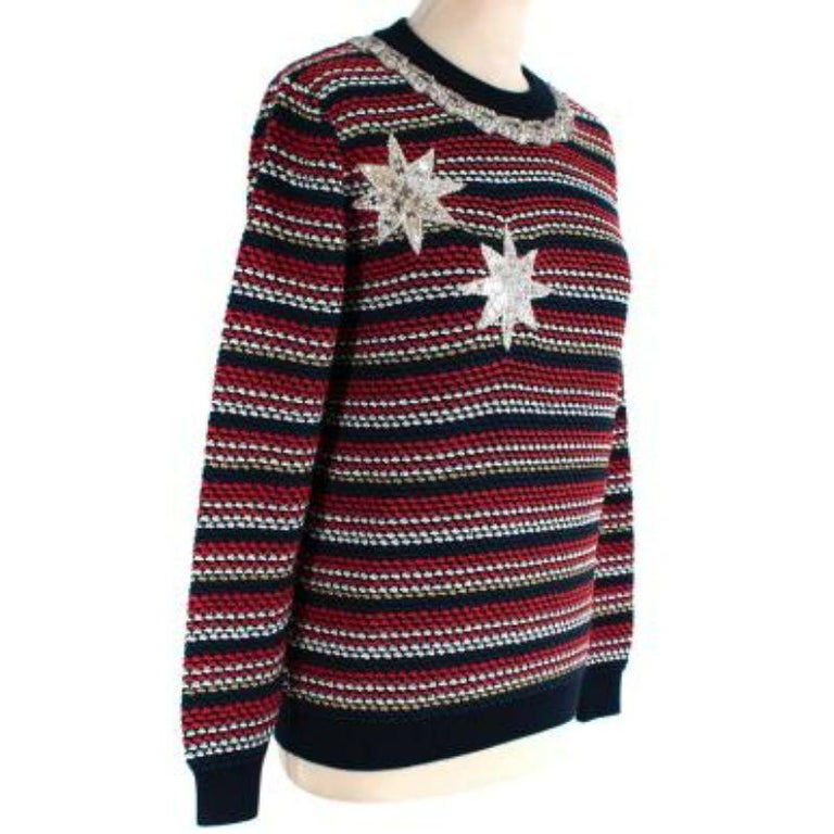 19338 Embellished Jumper - Brown