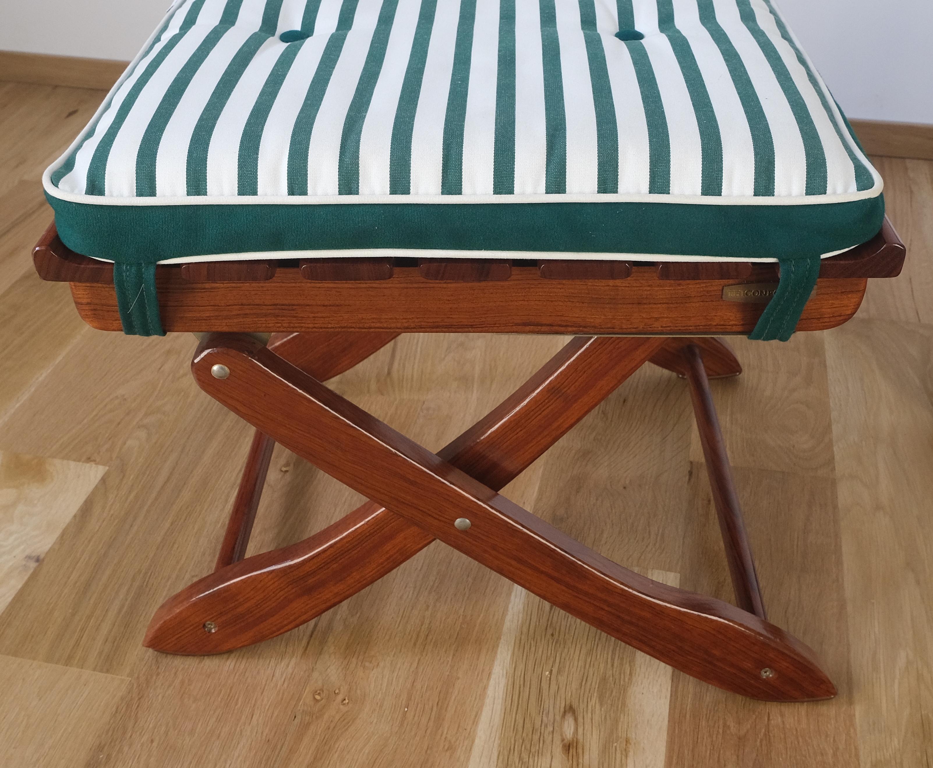 Tricomfort Made in France SOLID Rosewood Sedie da salotto Ottomani Tavolino da caffè in vendita 5