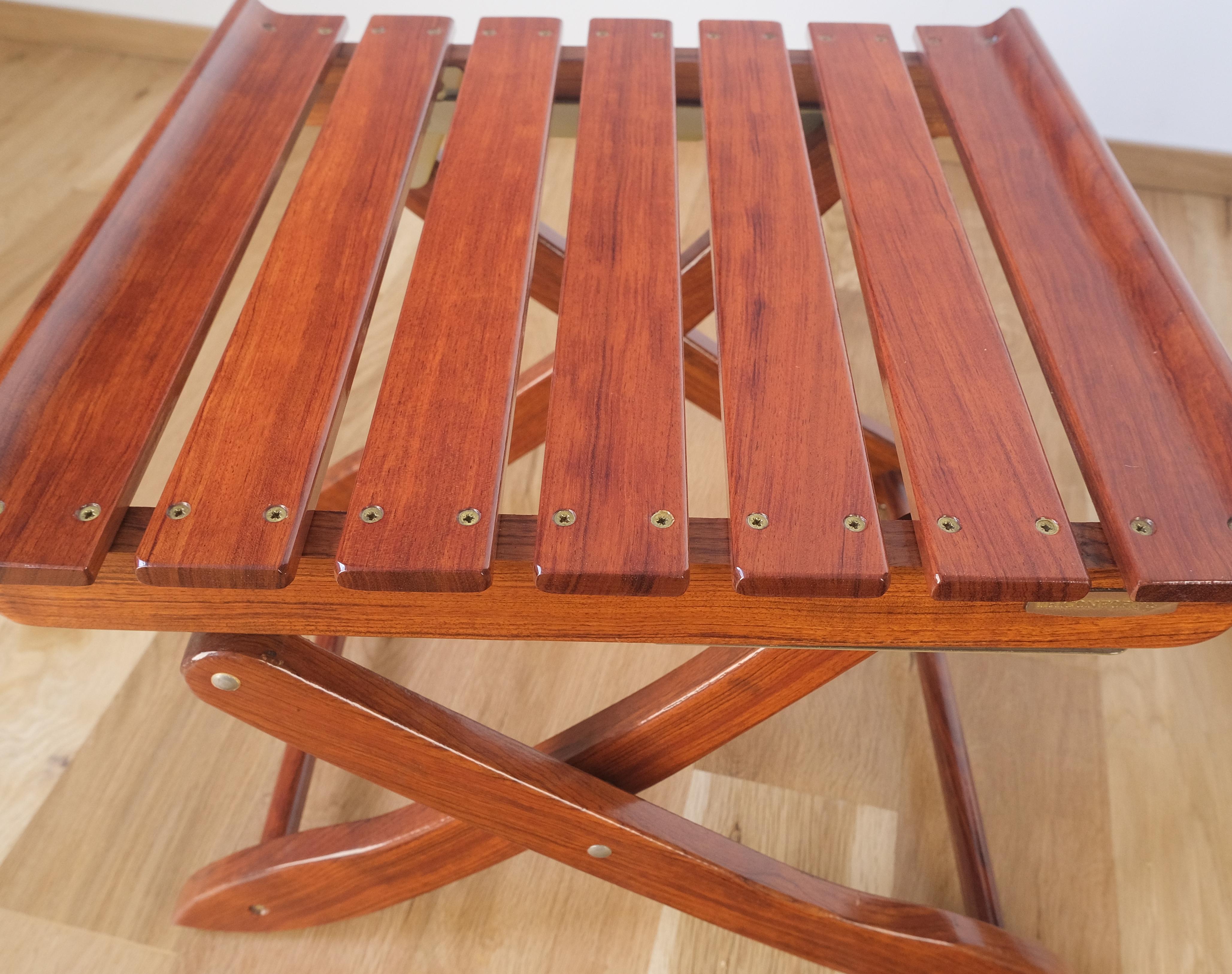 Tricomfort Made in France SOLID Rosewood Sedie da salotto Ottomani Tavolino da caffè in vendita 6