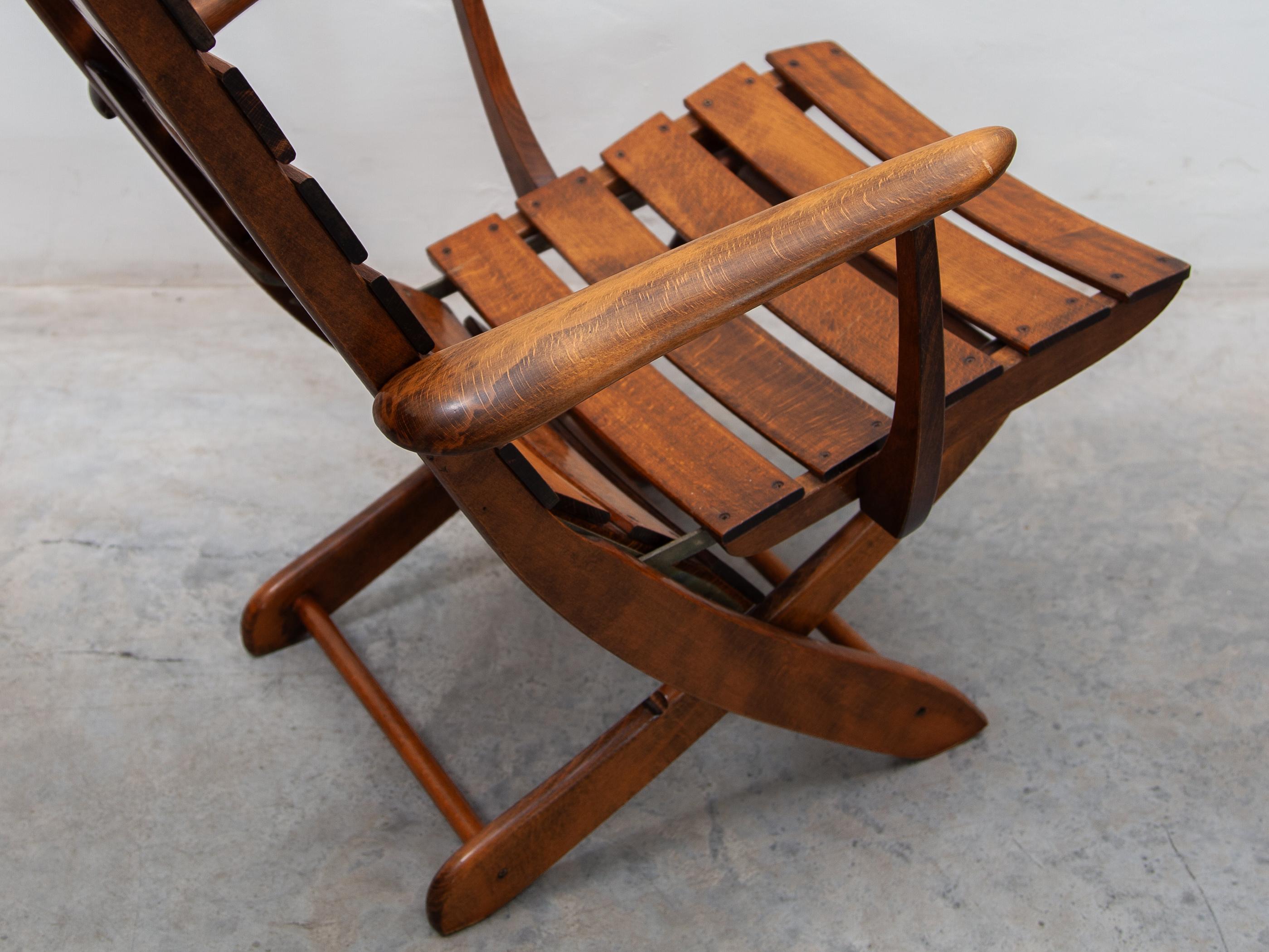 Triconfort Made in France Sedie da piscina regolabili in teak per esterni in vendita 1