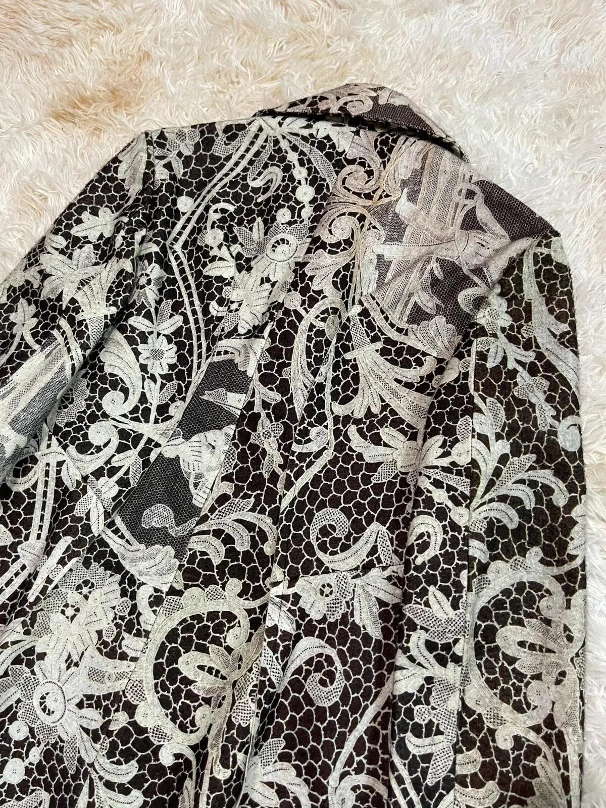 Comme des Garcons, veste tricot imprimée au crochet, A/H 1996 en vente 9