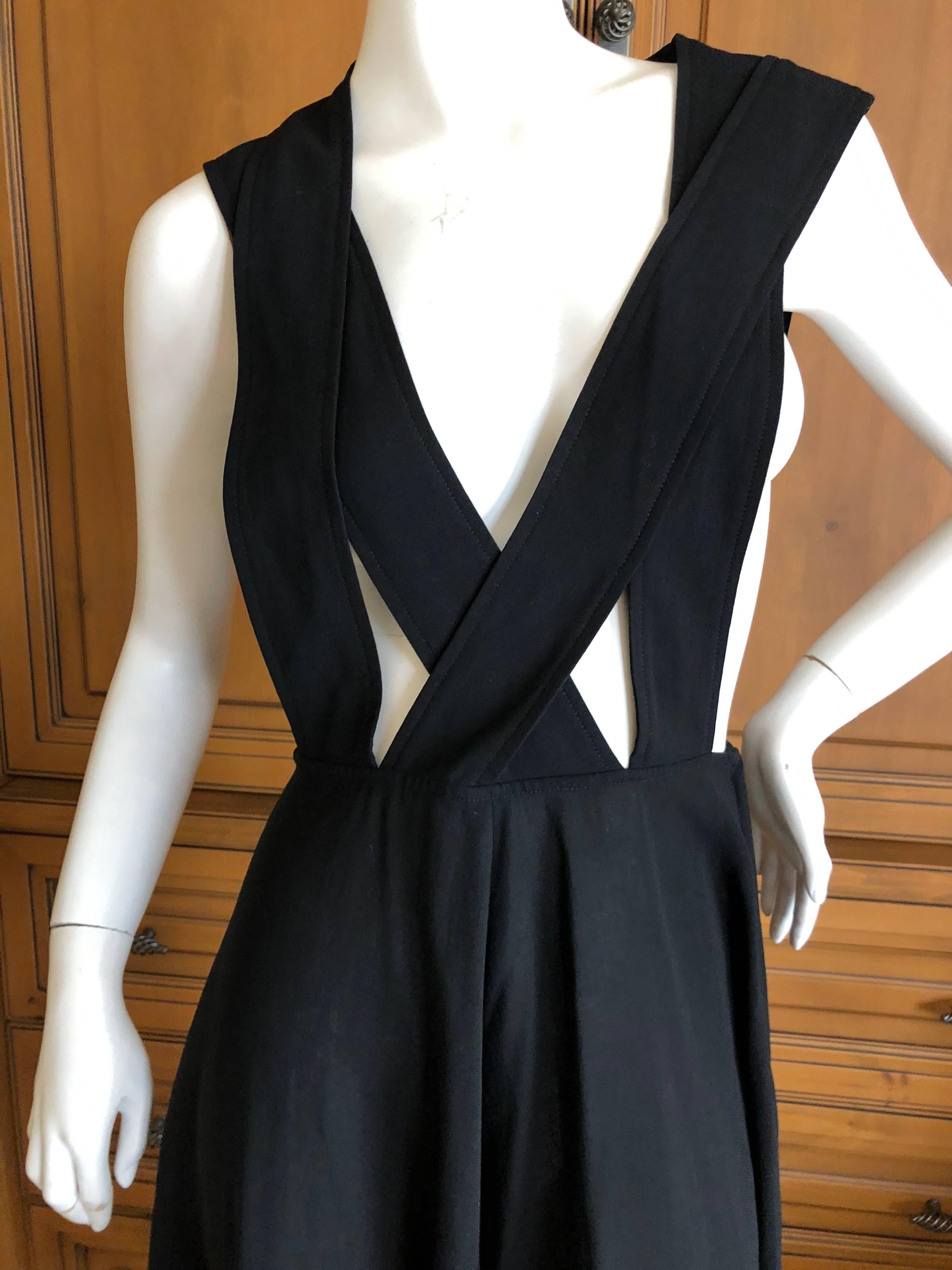 Tricot Comme des Garcons by Rei Kawakubo 1992 Black Bondage Dress Size M 1