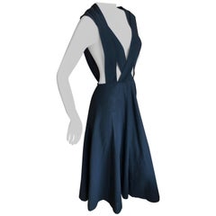 Tricot Comme des Garcons by Rei Kawakubo 1992 Black Bondage Dress Size M