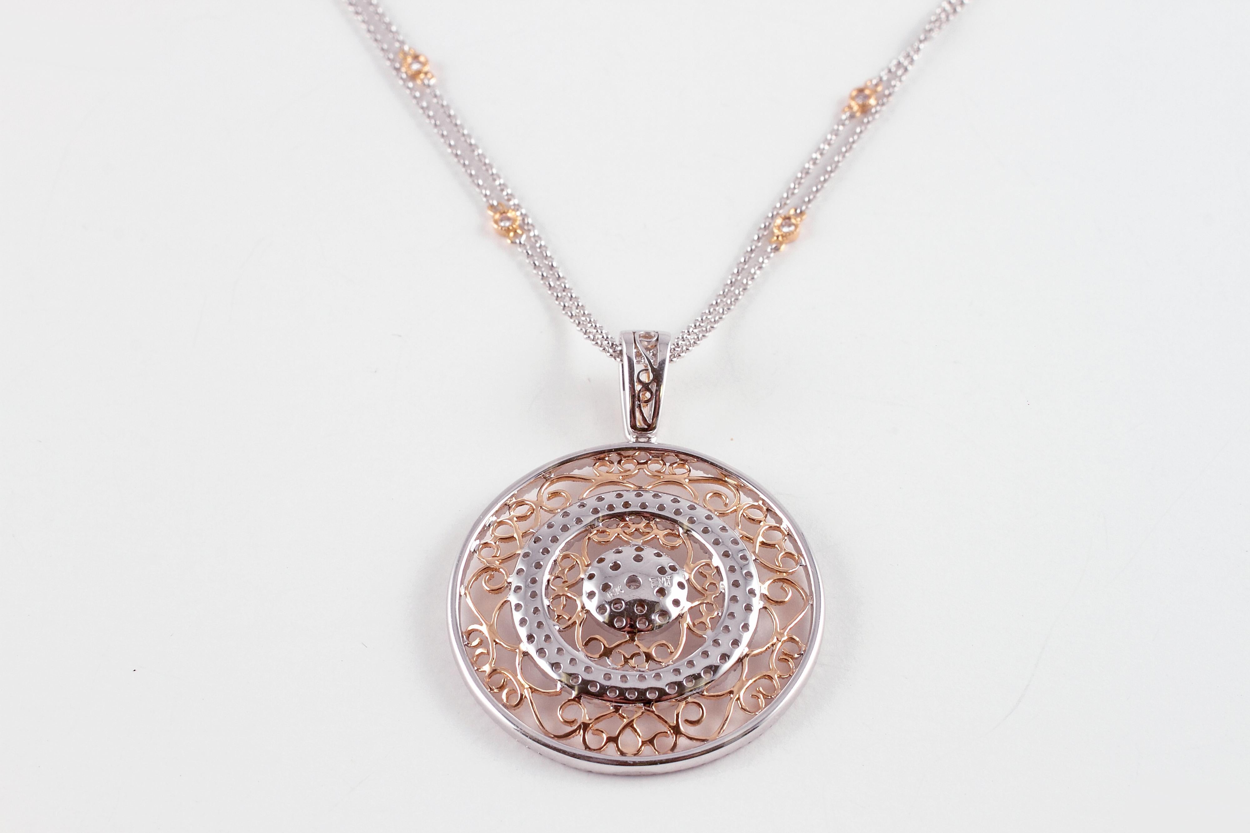 Collana con diamanti 