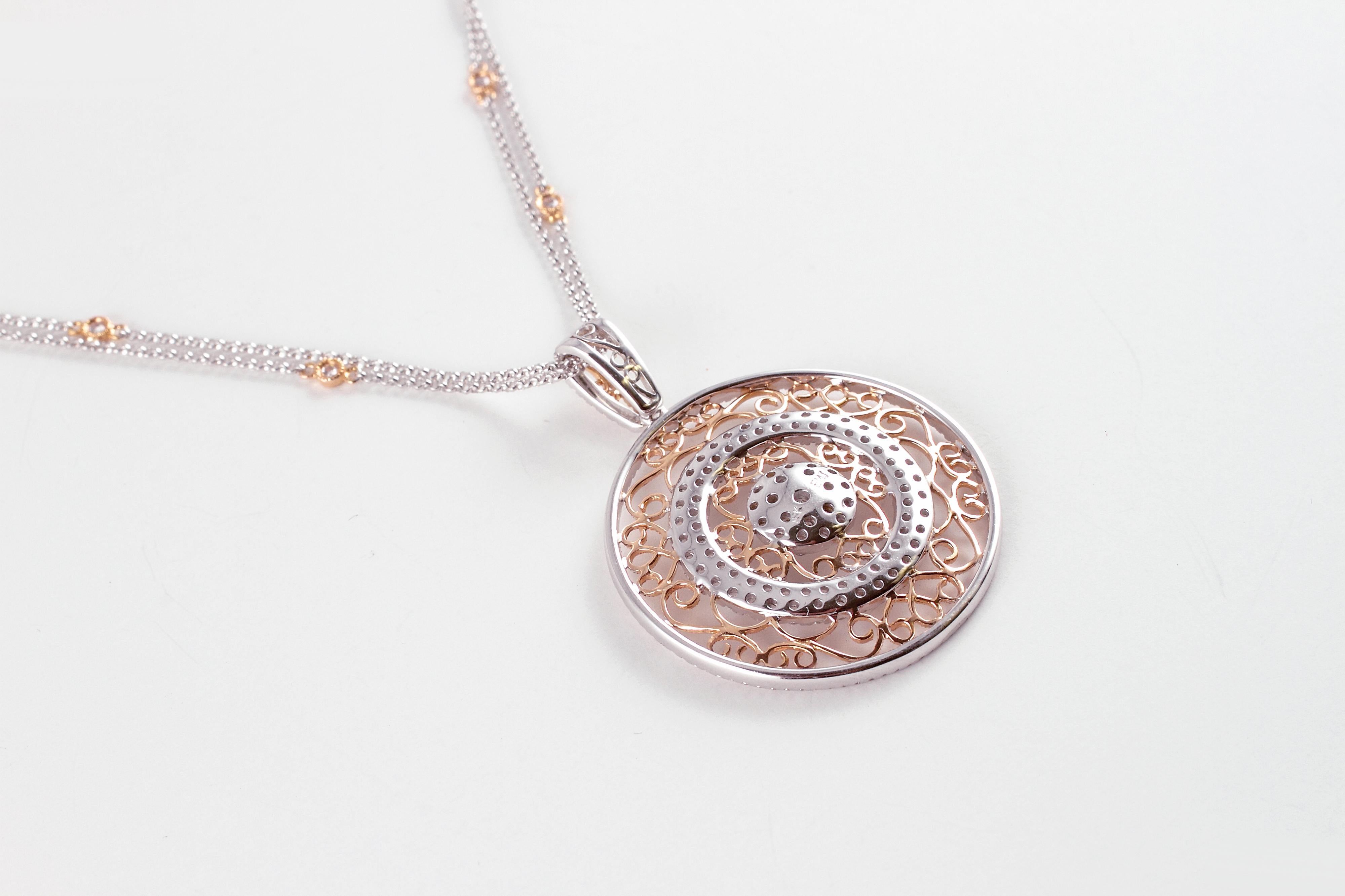 Collana con diamanti 
