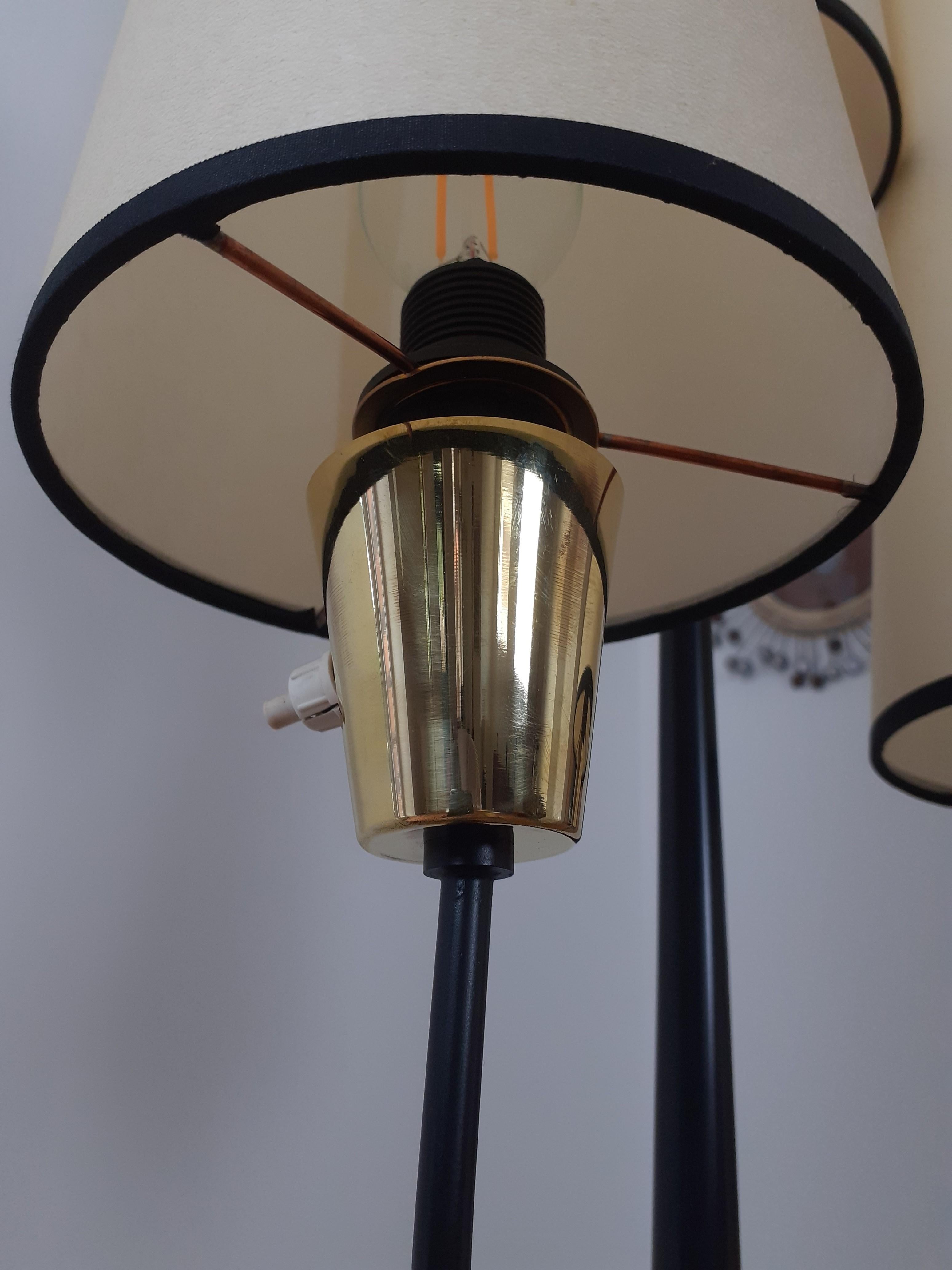 Trident Floor Lamp, Maison Lunel circa 1950 1