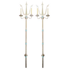 "Trident" Wall Sconces by Valerian Stux-Rybar, 1960s