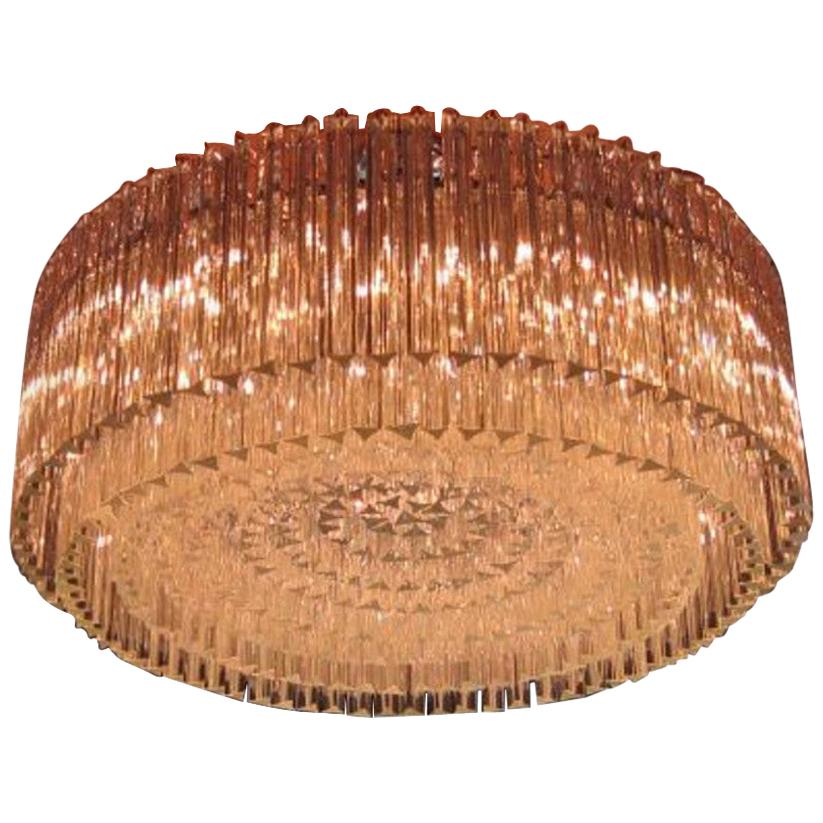 Triedri Drum Chandelier by Fabio Ltd For Sale