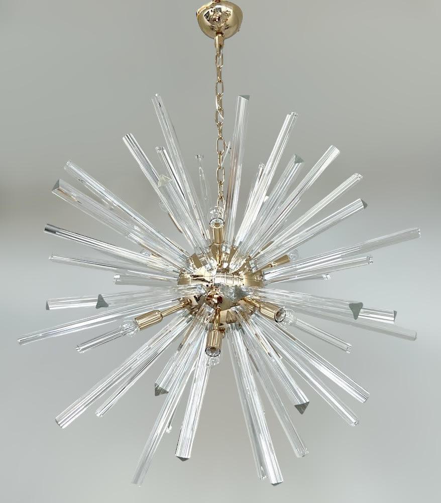 Mid-Century Modern Lustre Triedri Sputnik de Fabio Ltd en vente