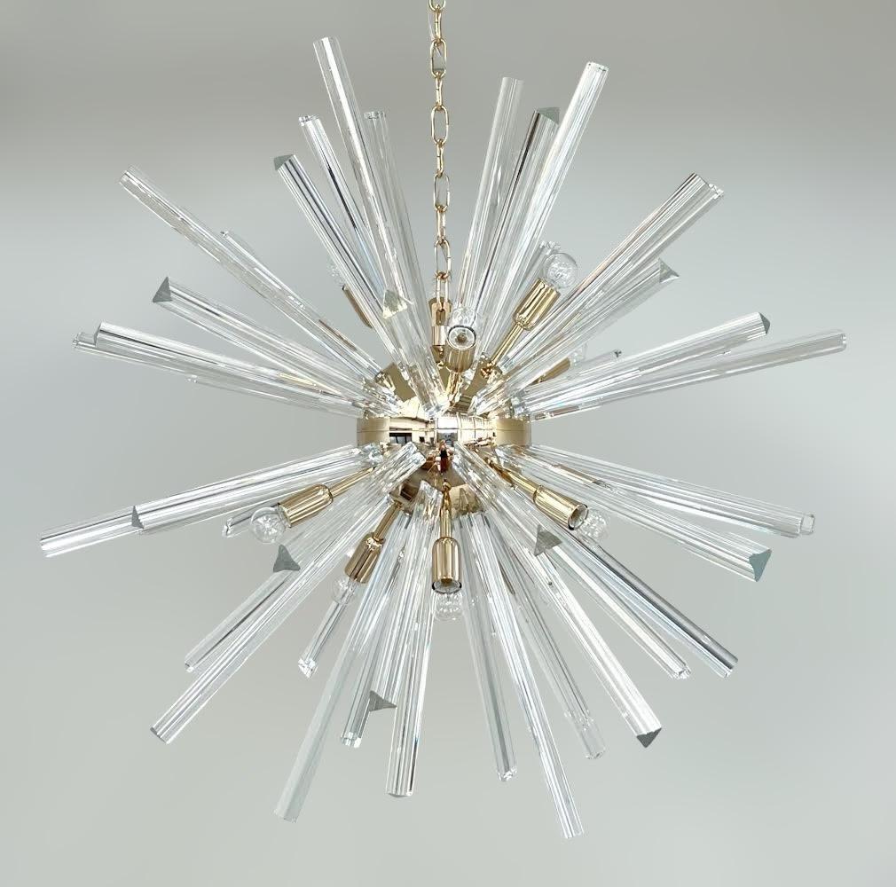 Lustre Triedri Sputnik de Fabio Ltd Neuf - En vente à Los Angeles, CA