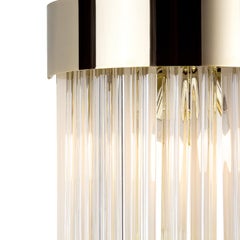 Aplique de Cristal Lluvia Triedro