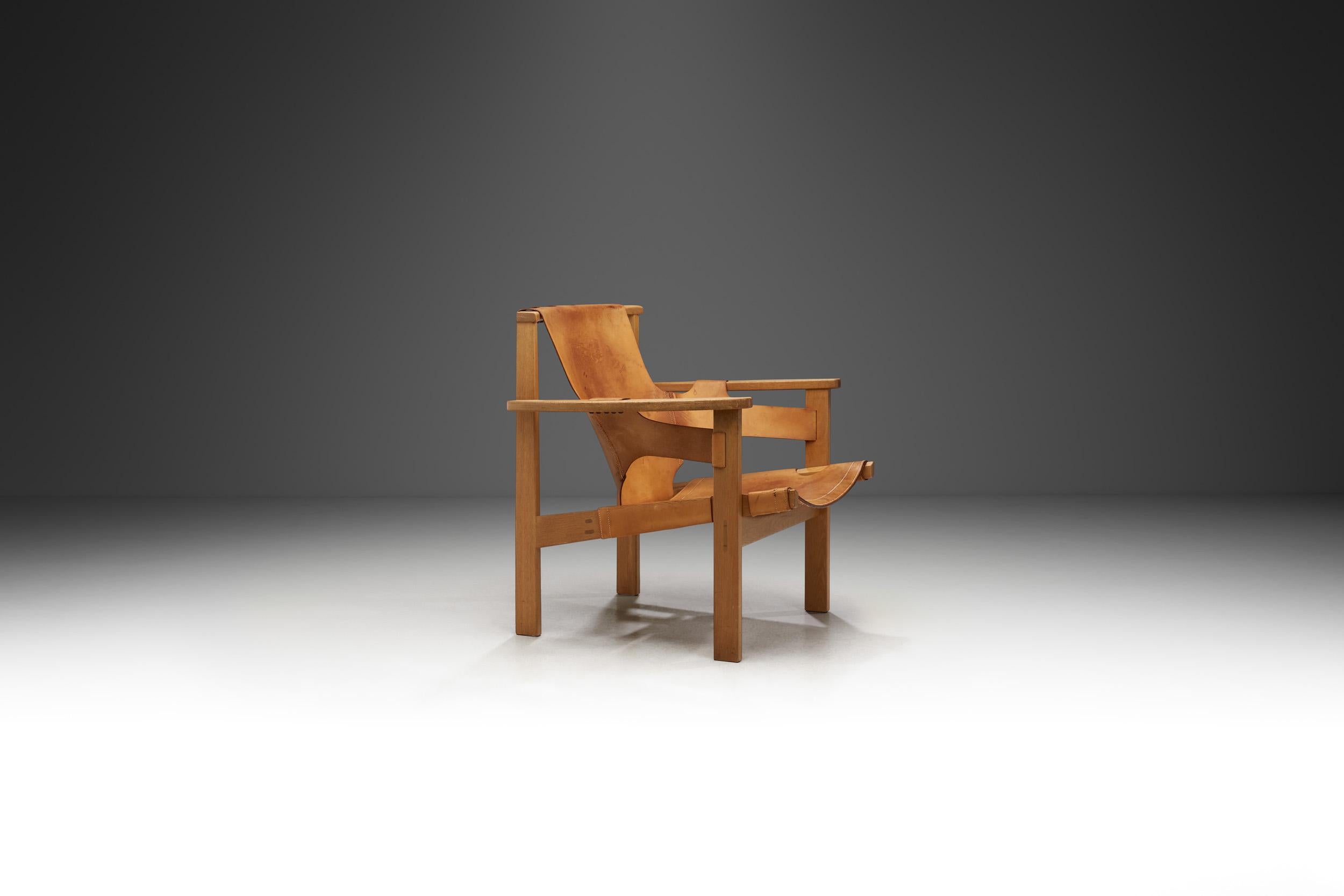 Suédois Fauteuil Trienna par Carl-Axel Acking pour Nordiska Kompaniet, Suède années 1950 en vente