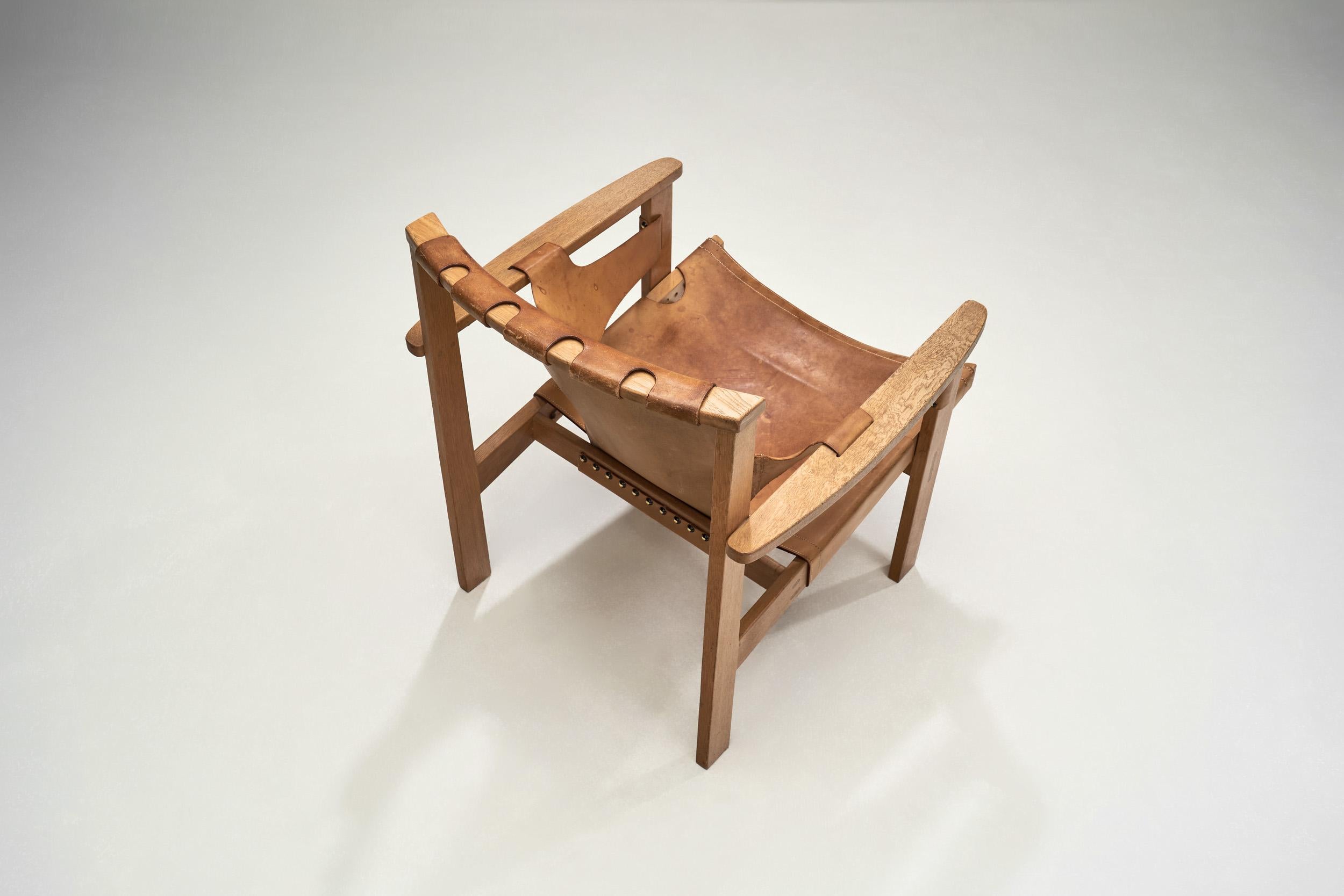 Milieu du XXe siècle Fauteuil Trienna par Carl-Axel Acking pour Nordiska Kompaniet, Suède années 1950 en vente