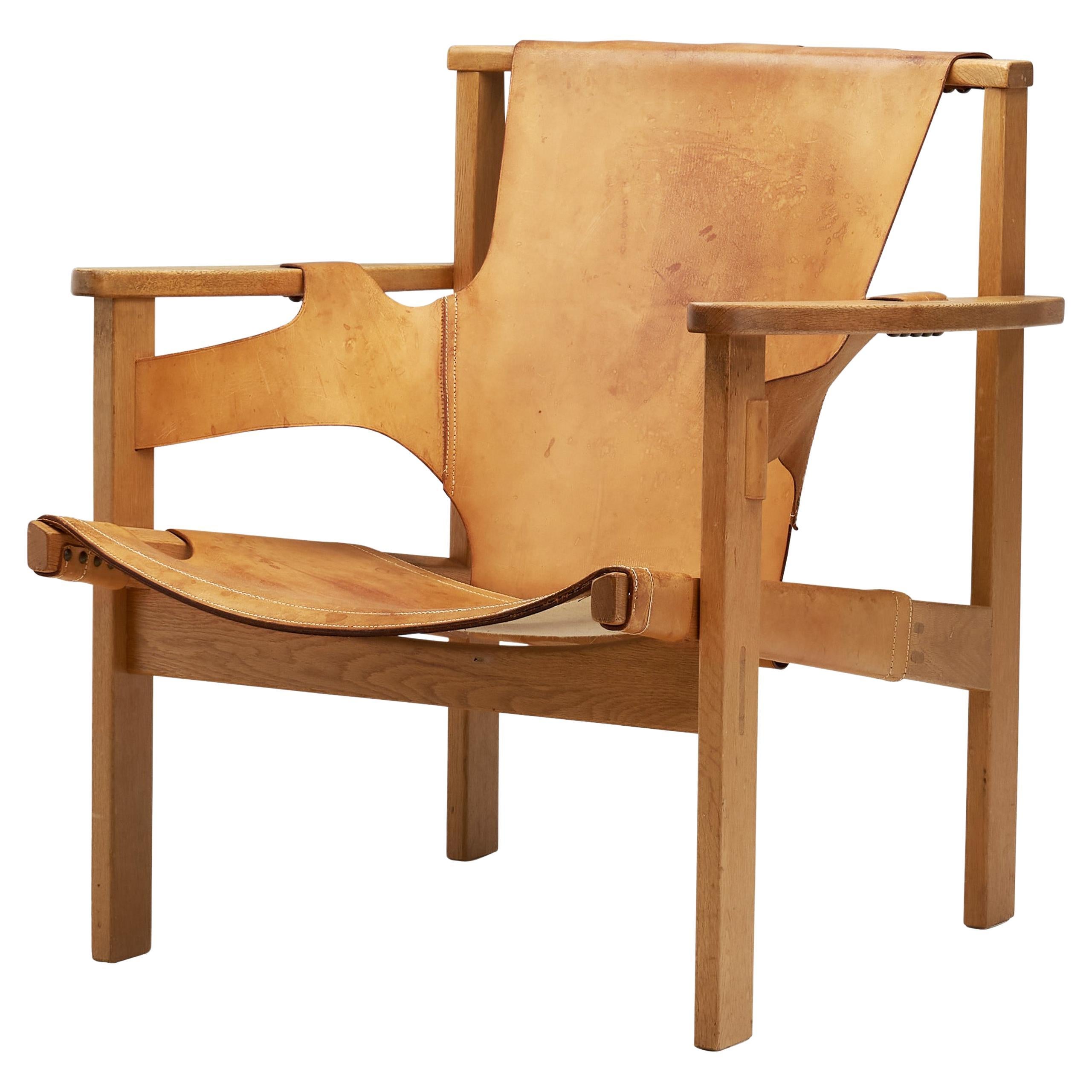 “Trienna” Armchair by Carl-Axel Acking for Nordiska Kompaniet, Sweden 1950s