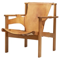 “Trienna” Armchair by Carl-Axel Acking for Nordiska Kompaniet, Sweden 1950s