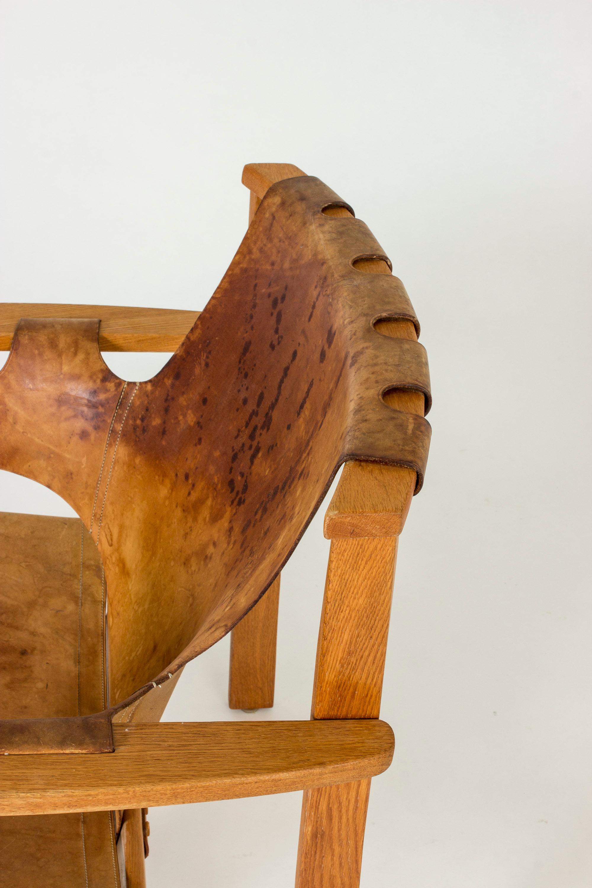 Silla de cuero 