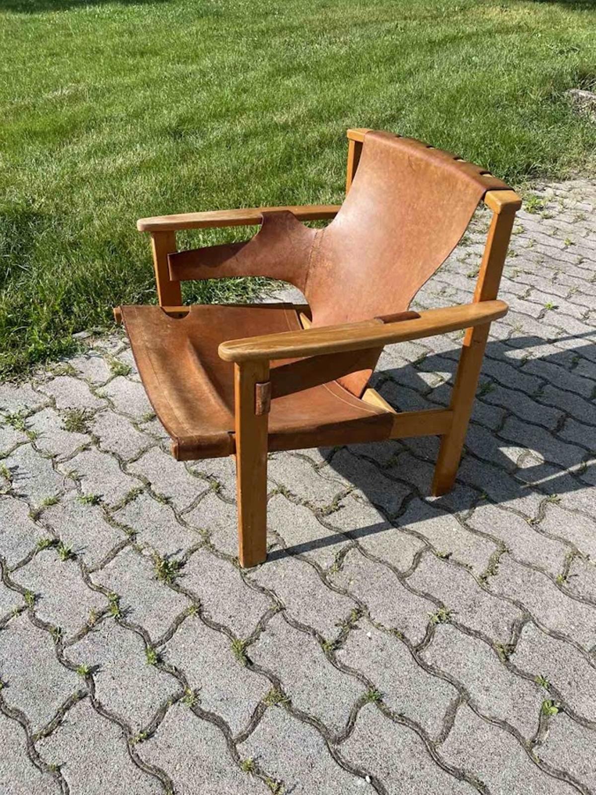 Mid-Century Modern Trienna Lounge Chair by Carl-Axel Acking 1957 For Sale