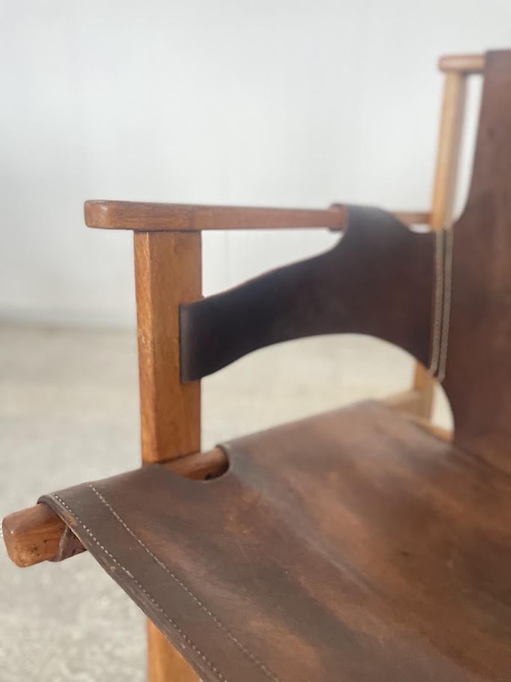 Leather Trienna Lounge Chair by Carl-Axel Acking 1957