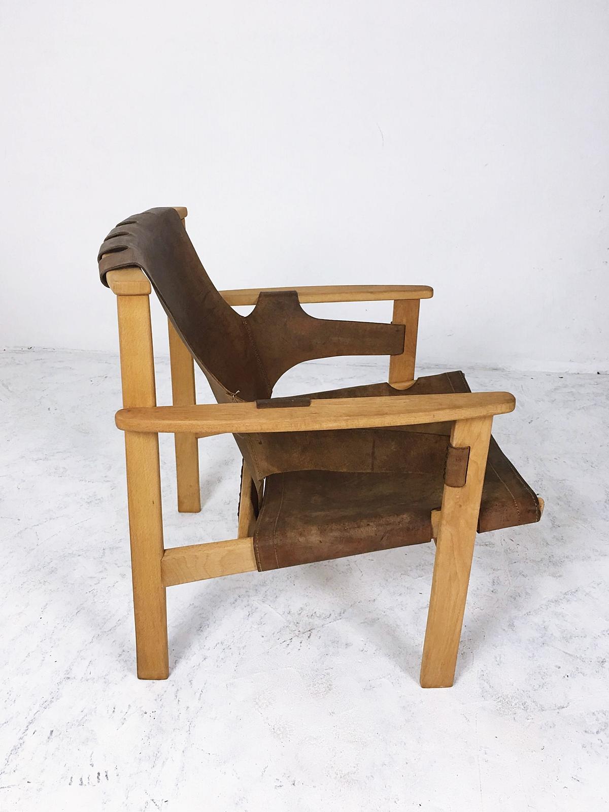 Oak Trienna Lounge Chair by Carl-Axel Acking