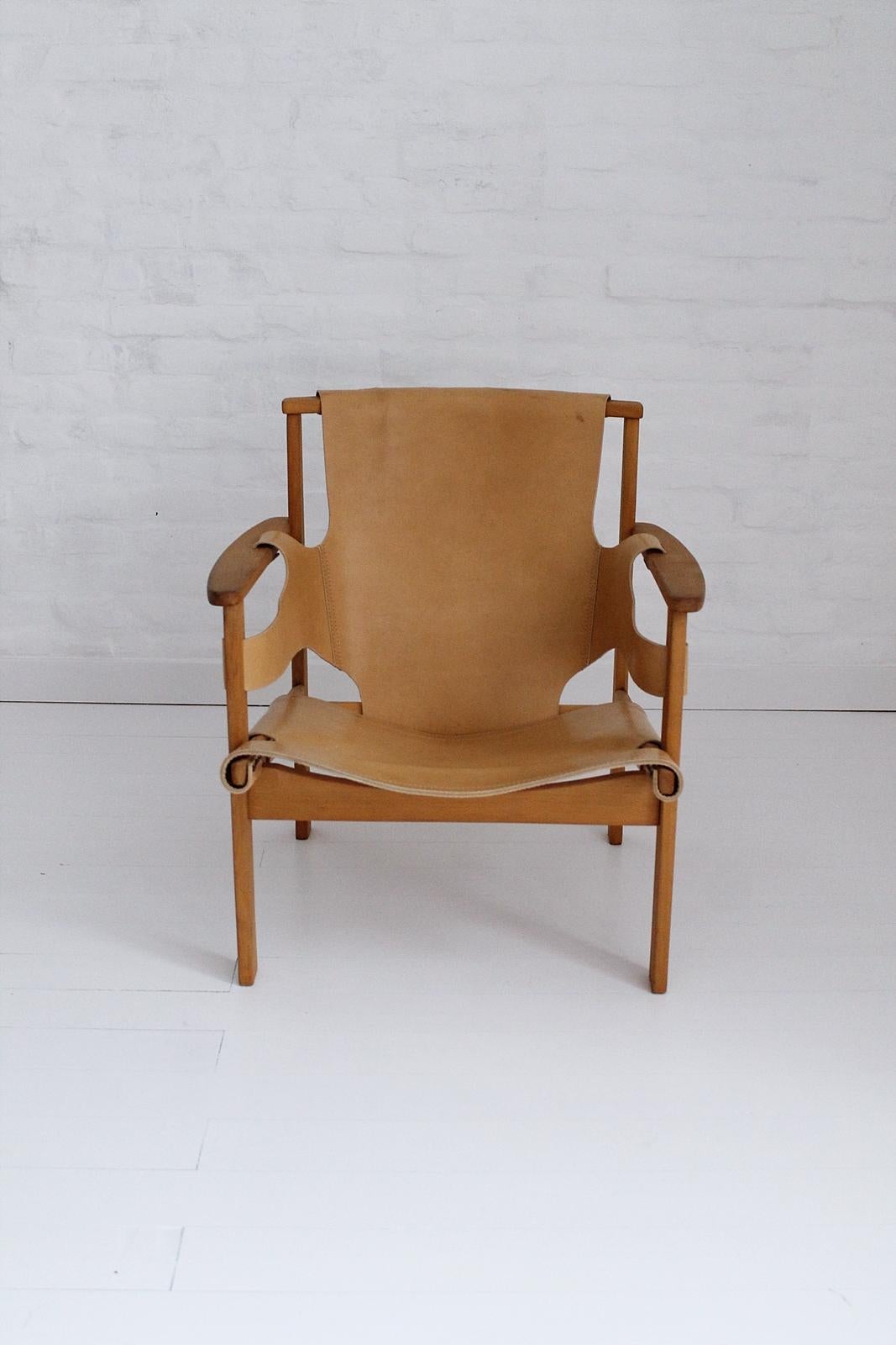 Wood Trienna Lounge Chair by Carl-Axel Acking